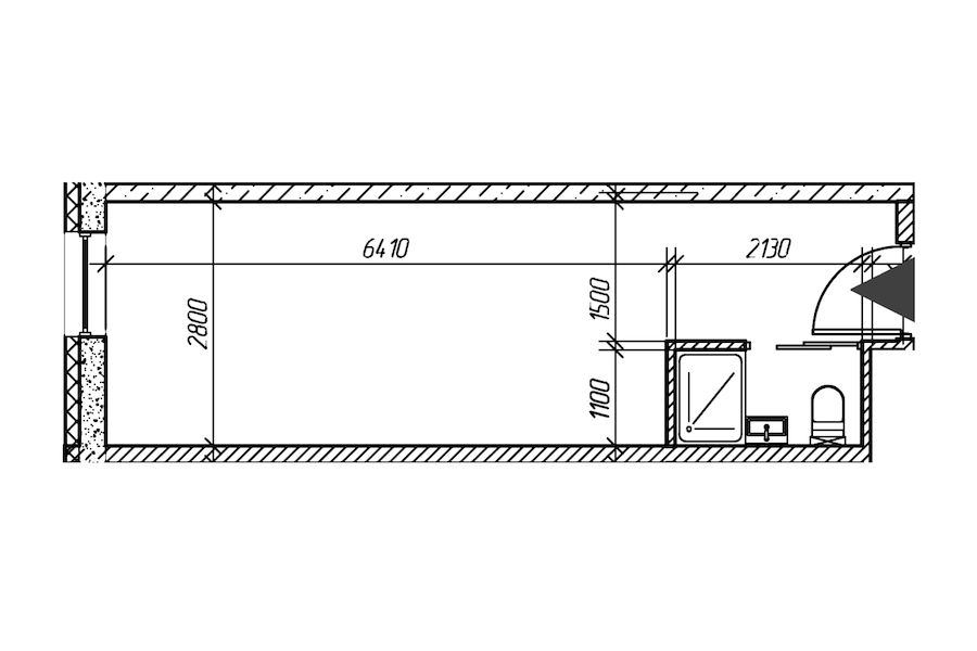 Квартира студия 23.1 м², 16/26 эт., Комплекс апартаментов «cOASIS VERTICAL»